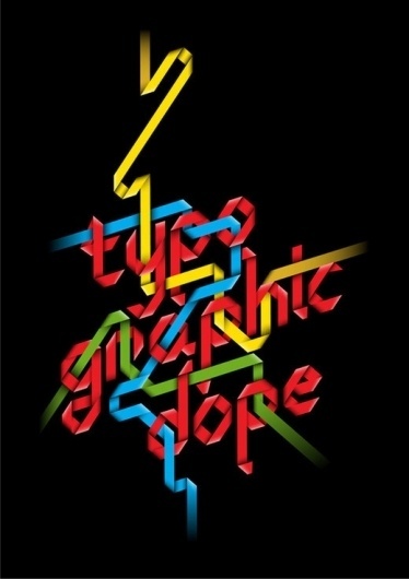 Inspiring Typography Artwork - Noupe Design Blog #colors #ribbons #typography