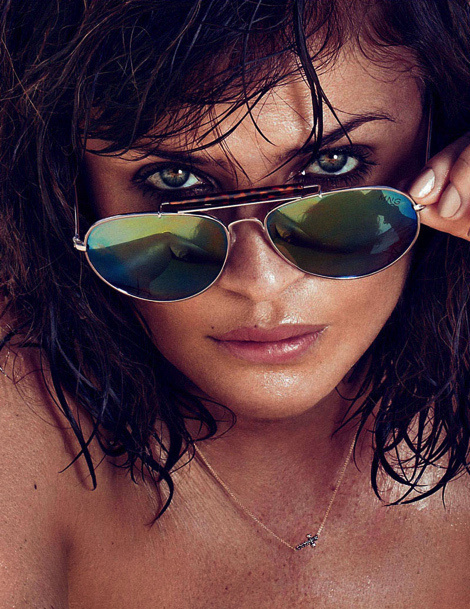 Helena Christensen by Xavi Gordo for Elle Spain #model #girl #photography #portrait #fashion #editorial #beauty