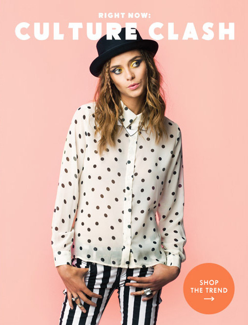 Right Now: Culture Clash #art #direction #girls #magazine
