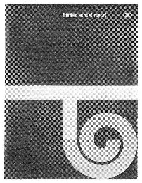Lester Beall — Titeflex Annual Report (1958) #kk