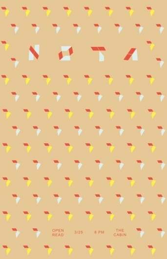 NOTA Poster - Brenna Signe #pattern #design #graphic #poster