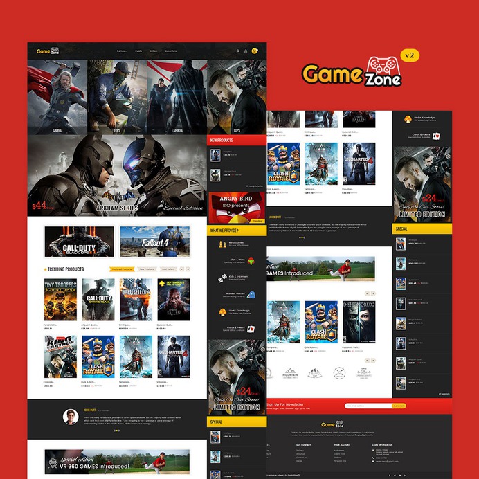 #Game Zone - #Prestashop #Responsive #Theme | #TemplateTrip #eCommerce #Website #Template