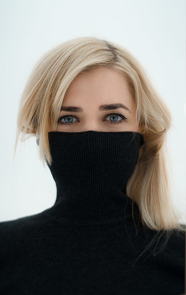 CLOSE. SELF PORTRAIT by Inna Mosina