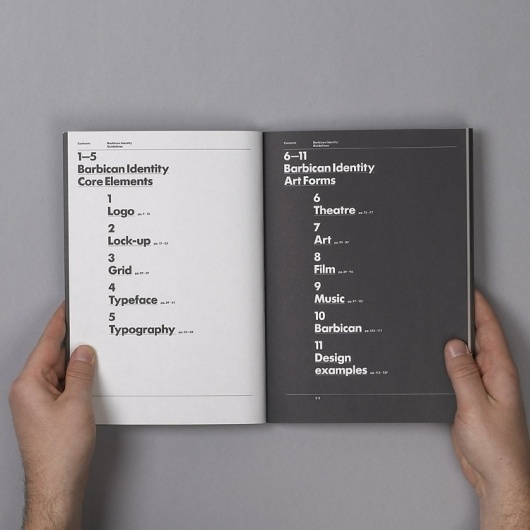 SI Classics: North × Barbican | September Industry #branding #guide #guidelines #corporate #style
