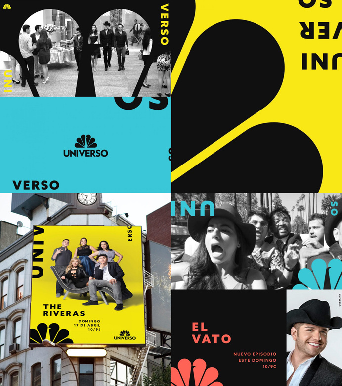 New Logo, Identity, and On-air Look for NBC Universo by Trollbäck Company