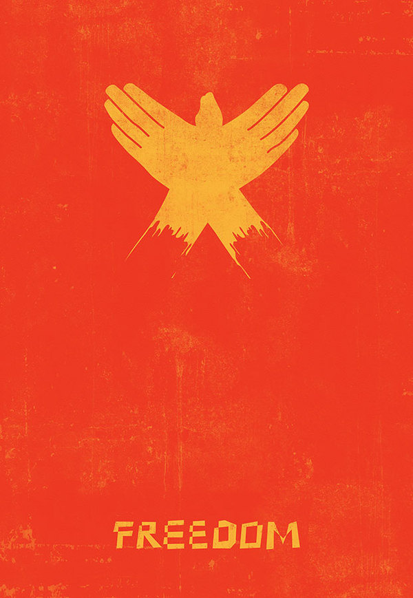 Freedom #illustration #design #poster