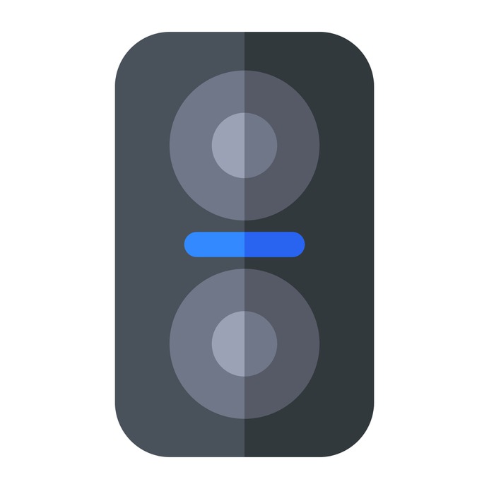 See more icon inspiration related to speaker, subwoofer, woofer, loudspeaker, electronics, sound and music on Flaticon.
