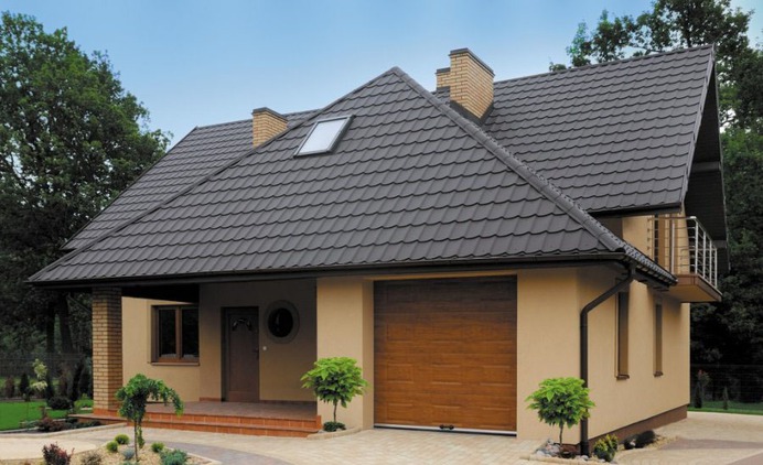 Металочерепиця TOPAZ US Steel Kosice Словаччина