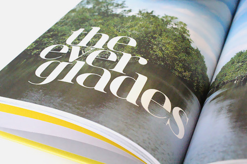 Photo book Karolien Pauly #america #water #florida #print #design #graphic #book #photo #the #usa #everglades #typography