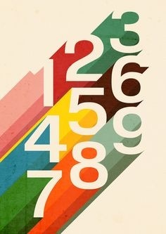 Retro Numbers by Budi Satria Kwan