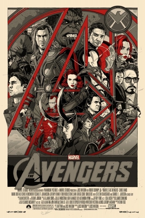 Mondo: The Archive | Tyler Stout The Avengers Variant, 2012 #movie #poster