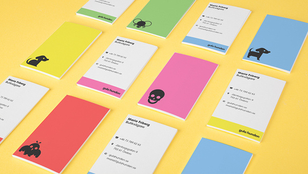 Gula Hunden, Branding on Behance #card #business