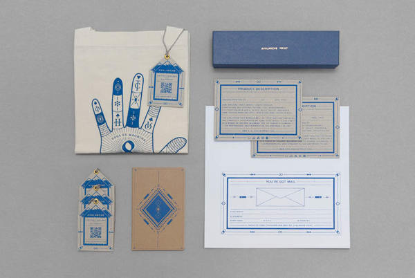 AVALANCHE PRINT on Behance #branding #identity #layout #brand