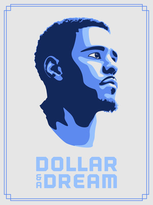 J. Cole poster design 18x24 #Illustration #PosterDesign #illustration #poster #typography #graphicdesign #design