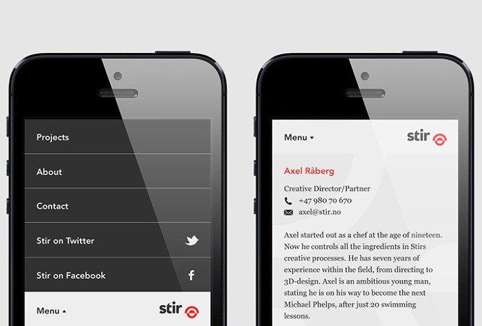 Stir by Bielke+Yang #brand design #website #web design