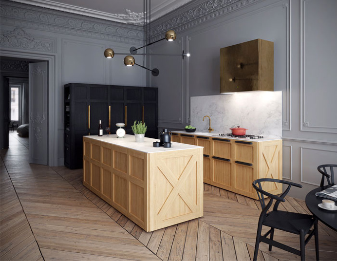 Montparnasse Apartment by Art Buro - #decor, #interior, #homedecor