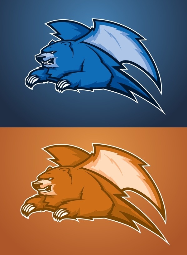 Bear o dactyl_v2 05 #logo #bear #sports