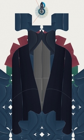 fabric cuts on the Behance Network #illustration #design