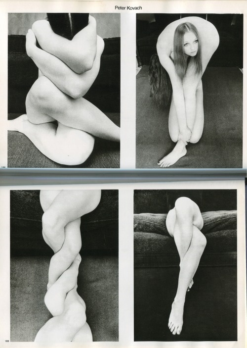 DICKS :: Twisted by Kovach #white #nude #twisted #black #legs #photography #strange #contorted #art #and #female