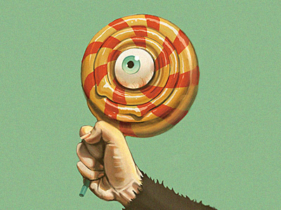 Halloween #sucker #muted #eyeball #eye #hand
