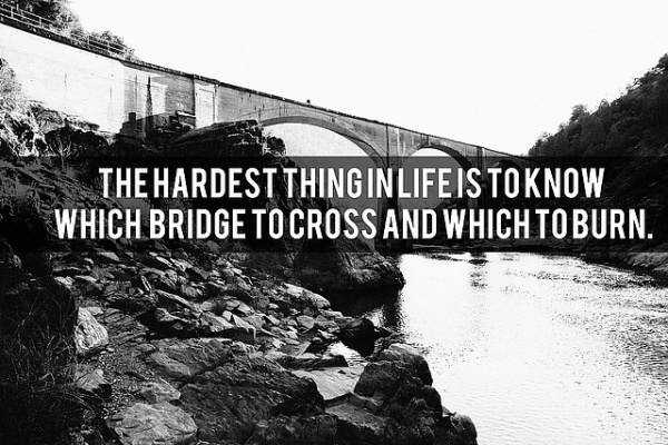 Bridges | Flickr - Photo Sharing! #text #white #photo #black #photography #and #type #bridge #typography