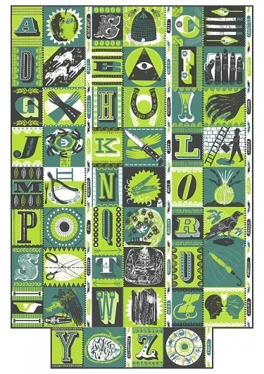 Alphabet of Superstitions : Alice Pattullo Illustration #illustration #alphabet #alice #patullo
