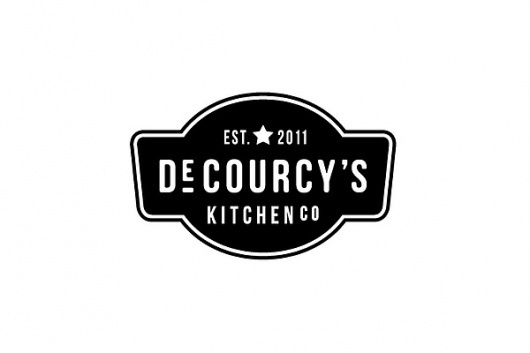 Decourcys Kitchen Co - Euan MacKenzie Graphic Design Branding #logo #vintage #black