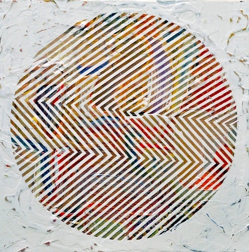 Free as a Bee #circle #collage #geometric