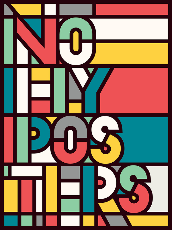 No Fly Posters #color #poster #typography