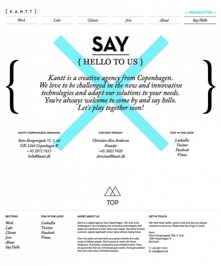 Kristina Krogh Larsen #wesite #web