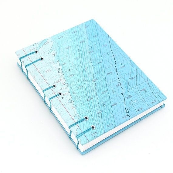 Nautical Chart Journal - made with a very unusual map