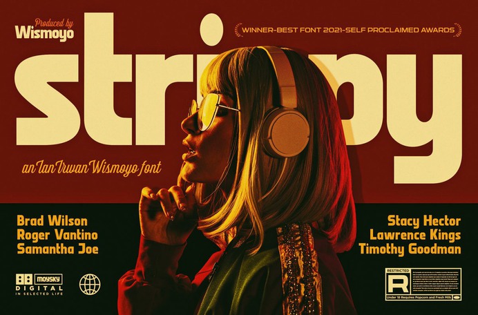 Strippy – Bold Futuristic Fonts