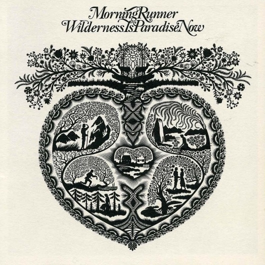 Morning Runner - Wilderness Is Paradise Now #mark #typography #simon #illustration #music #gofton #tappin