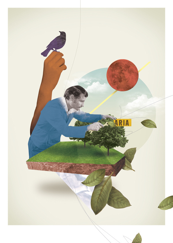 ARIA – for Natural Recall #illustration #collage