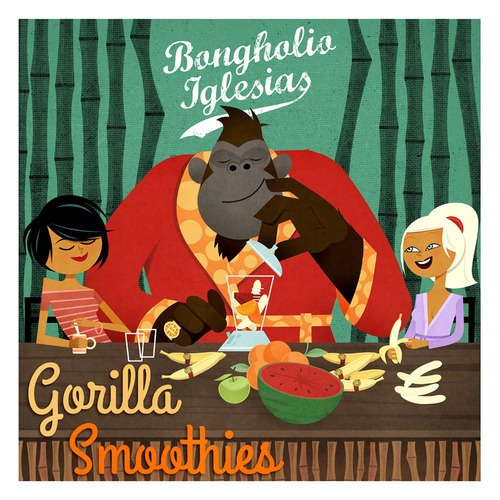 Bongholio Iglesias - finest gorilla grooves http://www.mixcloud.com/LaidBackRadio/bongholio-iglesias-gorilla-smoothies/ #illustration #gorilla #music #groove #beats