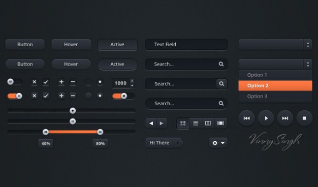 Dark ui kit psd ui ui kit Free Psd. See more inspiration related to Ui, Psd, Dark, Ui kit, Horizontal, Kit and Dark ui kit on Freepik.