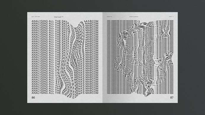 The Black And White Report on Behance