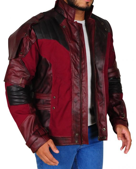 Star Lord Cosplay Leather Jacket (8)