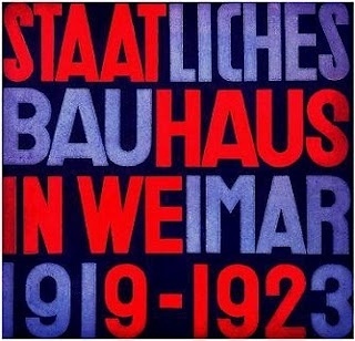Modernism: Some more Bauhaus image: posters, magazines, crafts #font #distress #vintage #redblue