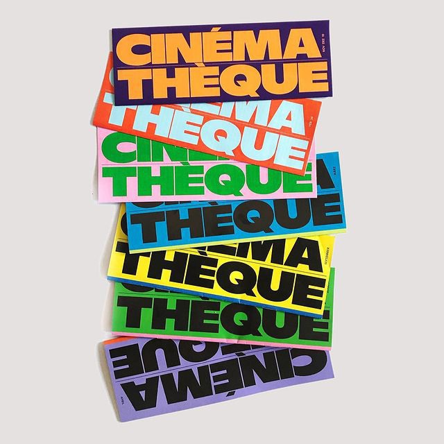 bureau_est 📽️ monthly leaflets from the last two years for @cinematheque_leipzig 🍿 arthouse cinema based in #leipzig while cinemas are still closed, check out their online programme 🔗 cinematheque-leipzig.de 🌞 font #gintotypeface by @abcdinamo 🎥 #artdirection by @peter.lise
