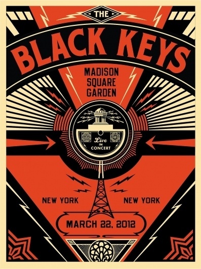 Obey x The Black Keys « SIXAND5 – Inspiration webzine #black #fairey #poster #obey #shepard #keys