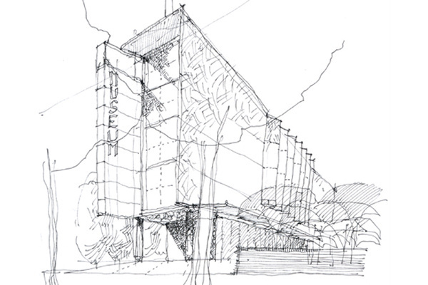 06 azero_landini_Bolzano 800 #project #museum #design #drawing #architecture #art #pen #pencil