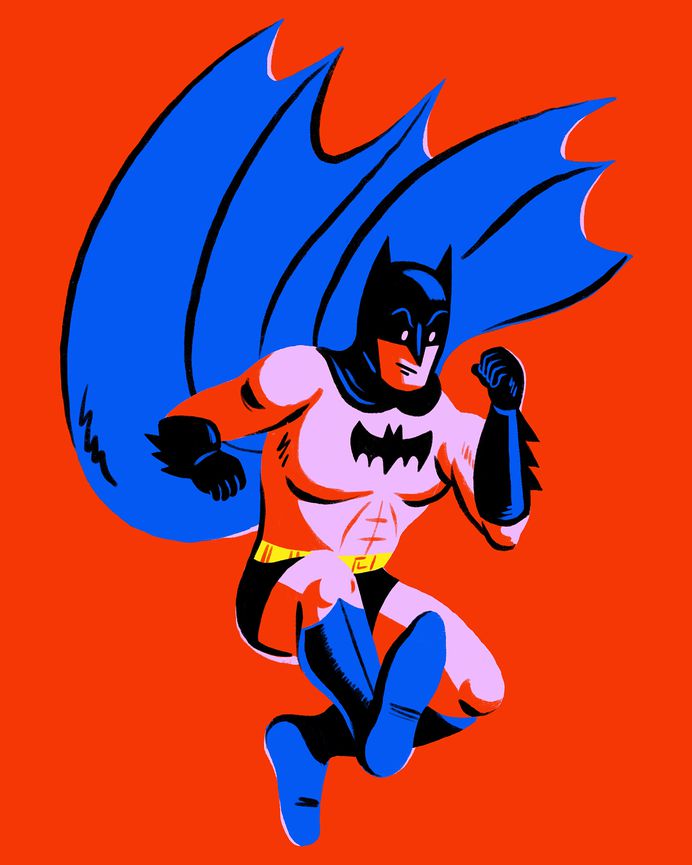 Getting way out of my comfort zone today drawing some superheroes. Batman seemed like a good place to start. I especially like the older versions of superheroes because of the bright colors in old comic books. I’ll be doing a bunch of these so stay tuned :) #superheroes #batman #comics