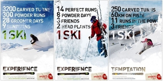 Graphic-ExchanGE - a selection of graphic projects #advertisment #ski #photography #typography