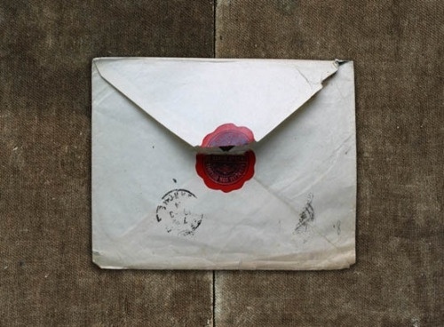 Free as a Bee #packaging #letter #old #seal