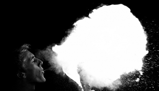 André Brenni Photography | Art #flames #white #black #fire #face