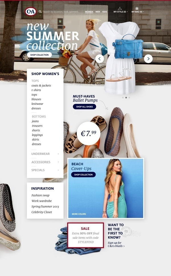 Re design of C on Behance #web