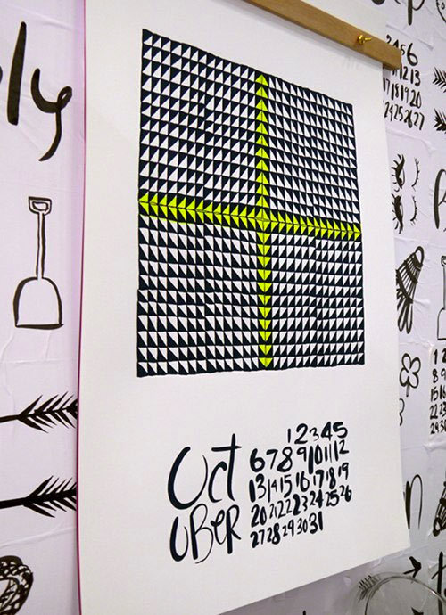 national stationery show 2012 neon #poster #typography