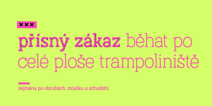 Austral slab handwritten font antipixel mindsparkle mag neon yellow pink typography type design