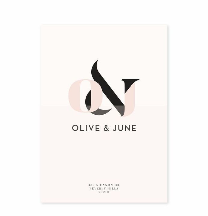 Olive June #logo #invitation